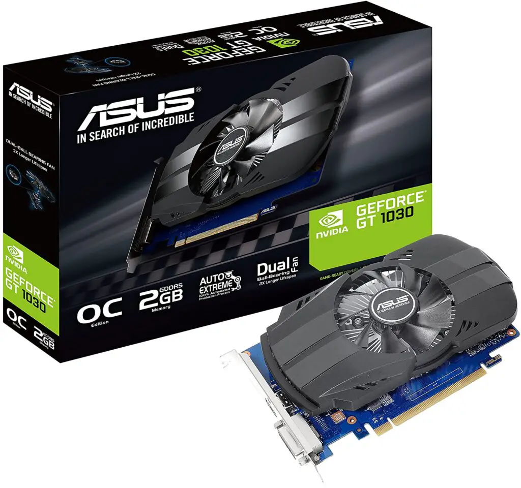 ASUS GeForce GT 1030 2GB GDDR5 Video Card