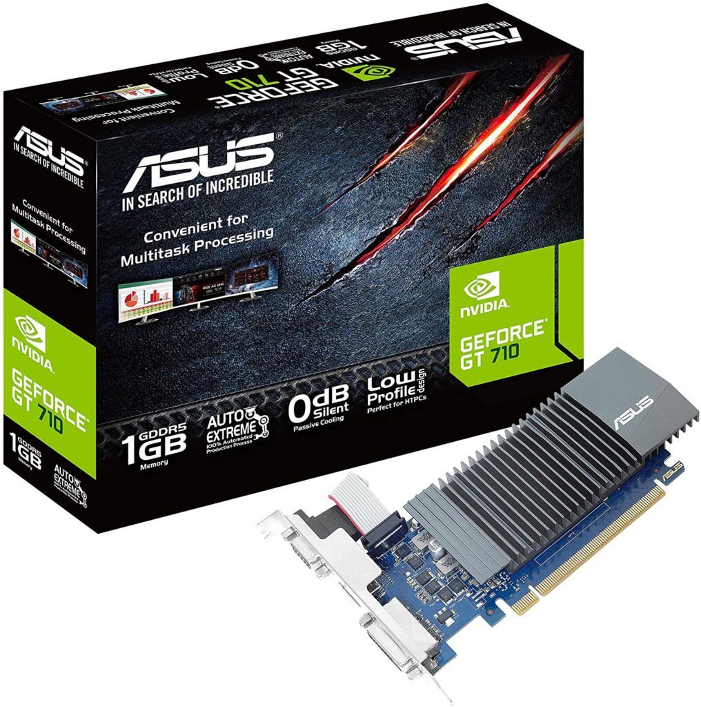 ASUS GeForce GT 710 1GB  GDDR5 PCI Express X16 Graphics Card